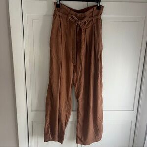 Free People high waisted linen pants